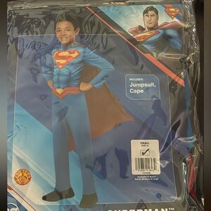 superman costume size 6 new with tags